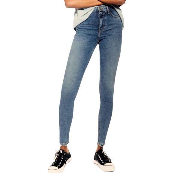 TOPSHOP Fray Hem Skinny Jeans! - Picture 1 of 8